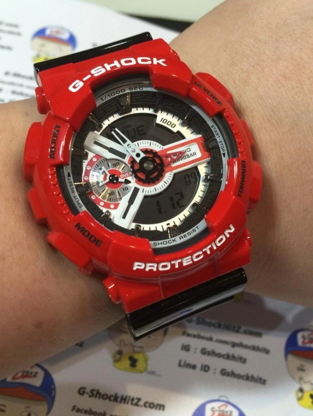 Casio G-Shock Red Santa & Premium Black G-Shock